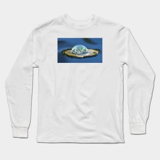 Fried Egg Space Colony Long Sleeve T-Shirt